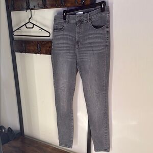 LOFT Gray Skinny Jeans with Modern Tapered Fit